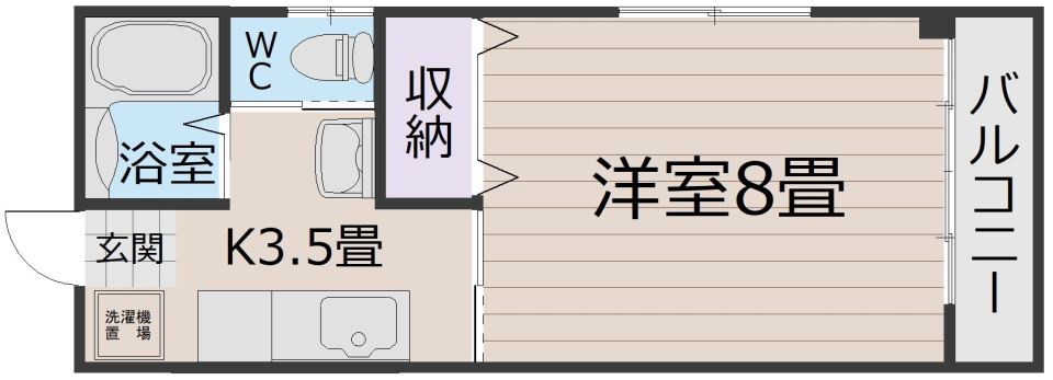 コーポ宇宿１丁目 間取り