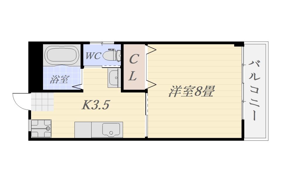コーポ宇宿１丁目 間取り