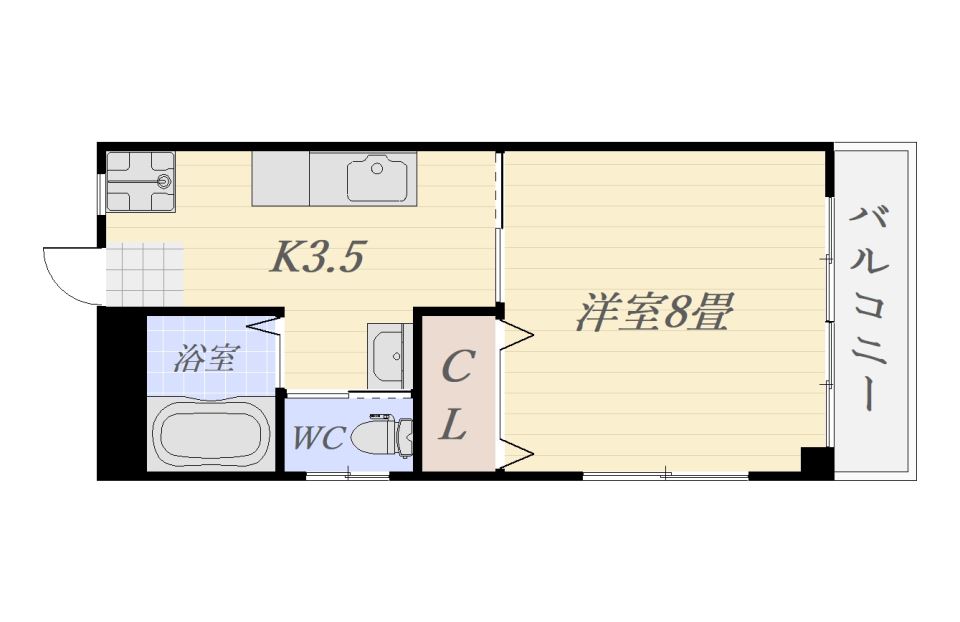 コーポ宇宿１丁目 間取り