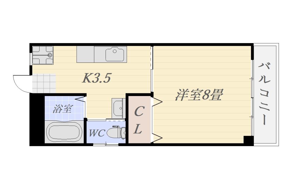 コーポ宇宿１丁目 間取り