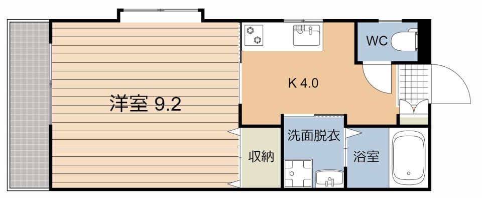 ラフィーネうすき 間取り