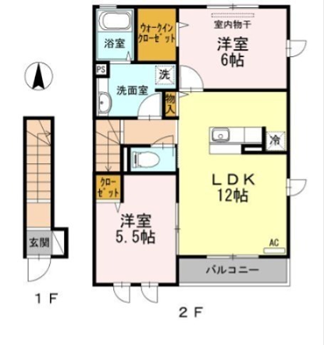 セジュールＳａｋｕｒａⅥ 間取り