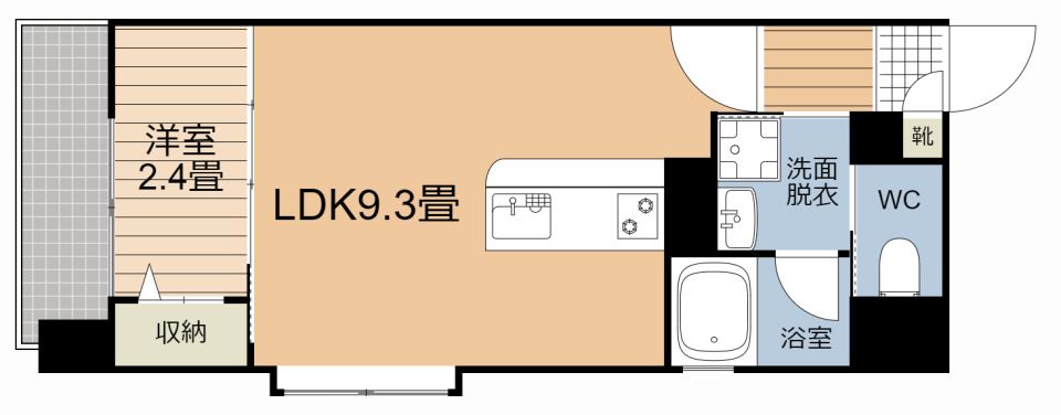 ラ・ウエゾン鴨池 間取り