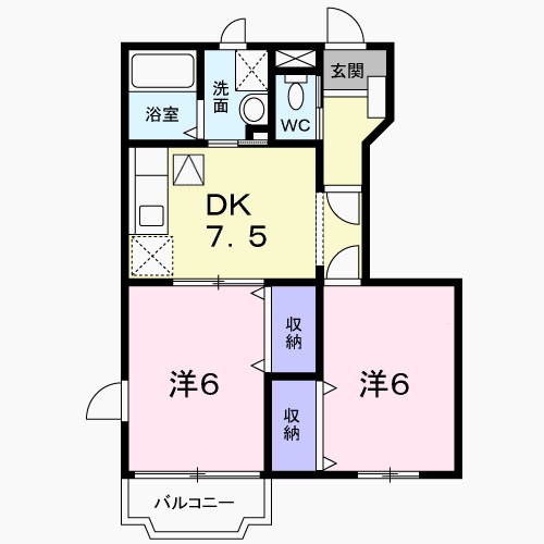 コータ・コートA 間取り