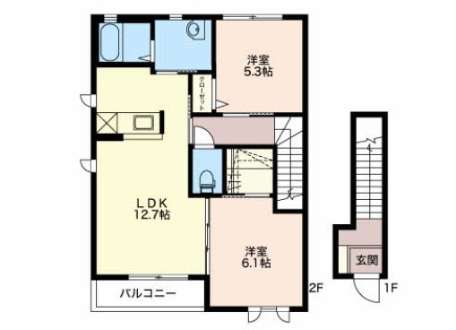 アネックスコートⅡＡ 間取り