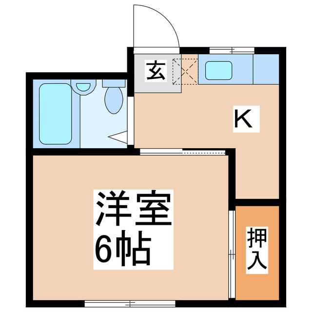 サンライズハイツ常田 間取り