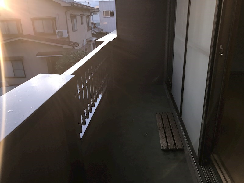 コーポひまわり ベランダ