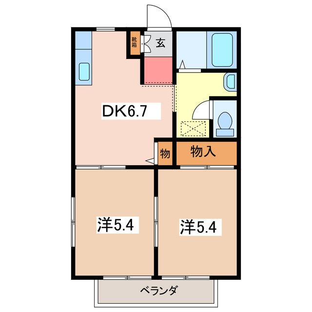 フレグランスヴィラ Ａ棟 間取り
