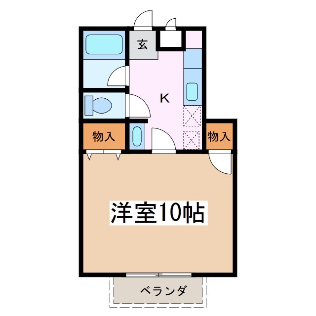 CASAまさき Ｆ 間取り