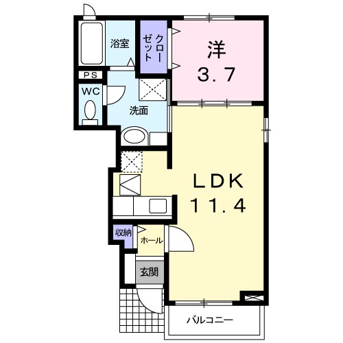 イリーデトウール 間取り