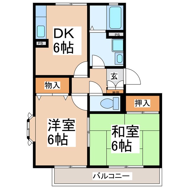 サンハイツB 間取り