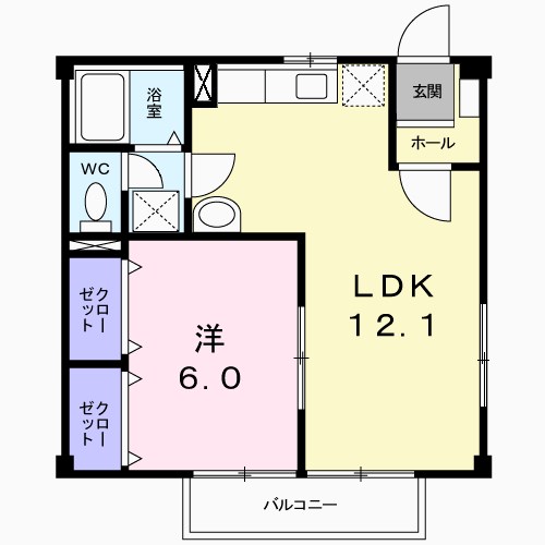 サニーコート長地 間取り