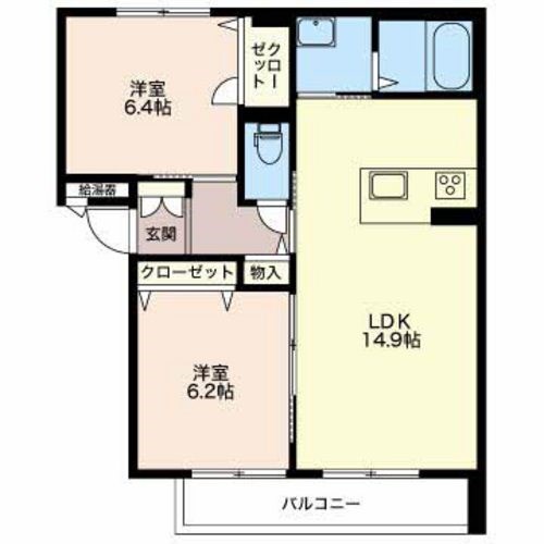 シャーメゾン　フラッグ 間取り