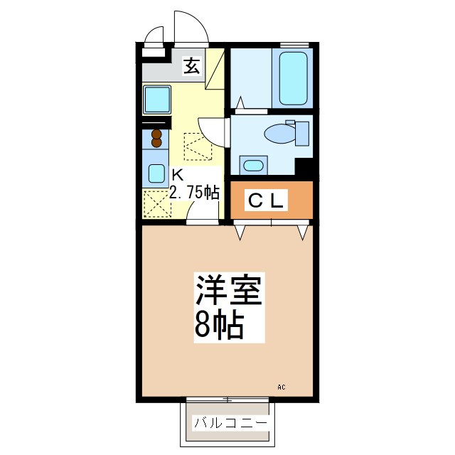 セジュールなつめ 間取り