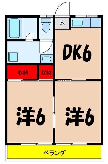 シルバーハイツⅠ 間取り