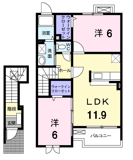 ジャスティスＡ 間取り
