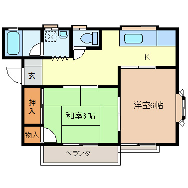 ピーチパレスＡ 間取り