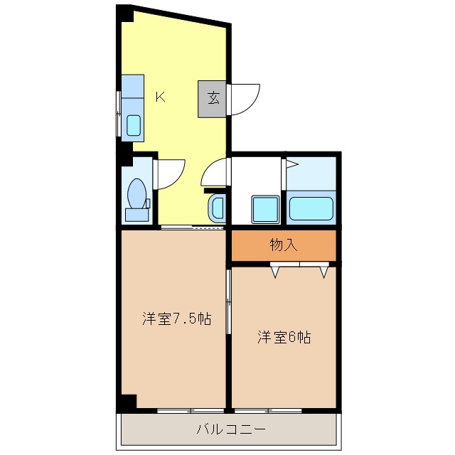 ＫＥＹハイツ 間取り