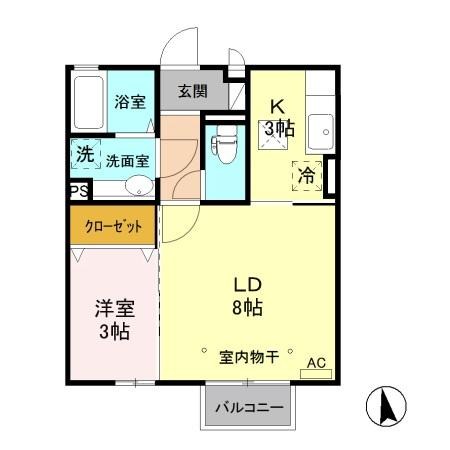 セジュールKTK 間取り