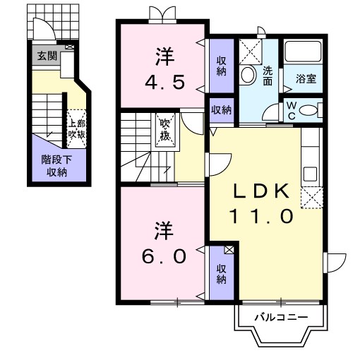 グリーンハイツ（村井） 間取り