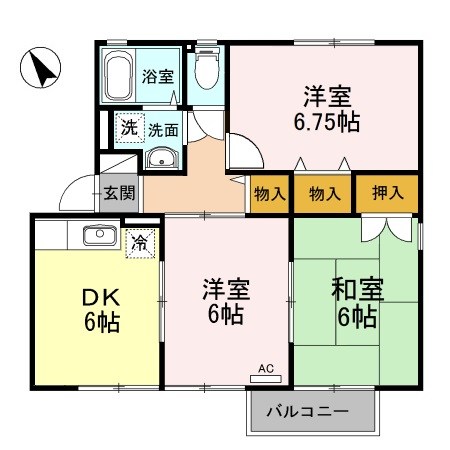 アスティオン　Ａ棟 間取り