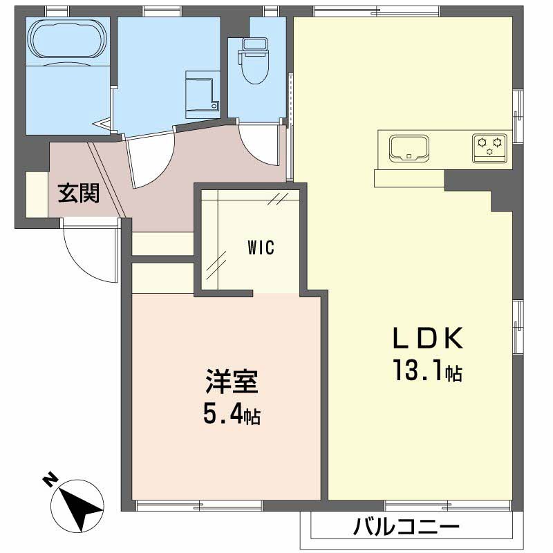 フレグランス北田 間取り