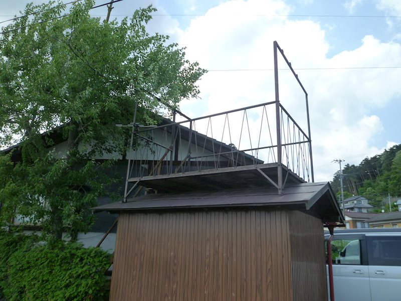 山下貸家 ベランダ
