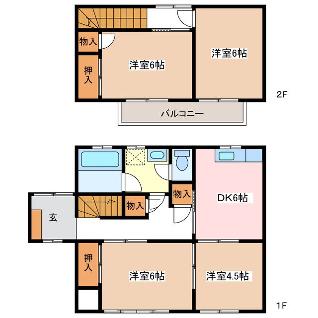 青木貸家 間取り