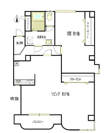 グランメゾン山﨑 間取り