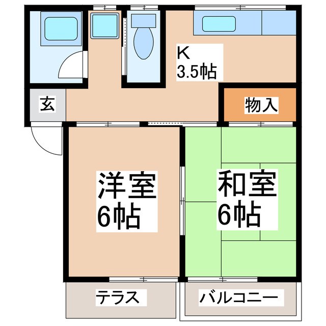 サンテラス東部 間取り