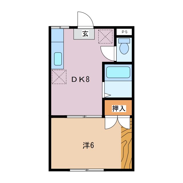 ハイツ水谷 間取り