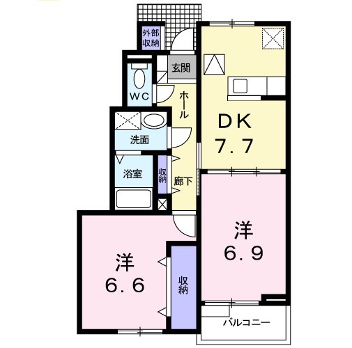 H・Flensia 間取り