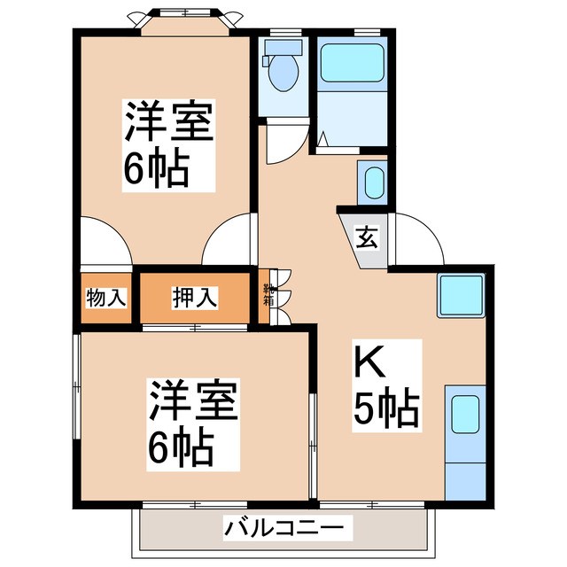 ベルピア花里Ａ 間取り