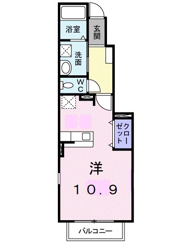 カーサ・ソーレ　Ａ棟 間取り