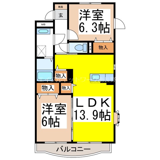 アスペルジュ 間取り