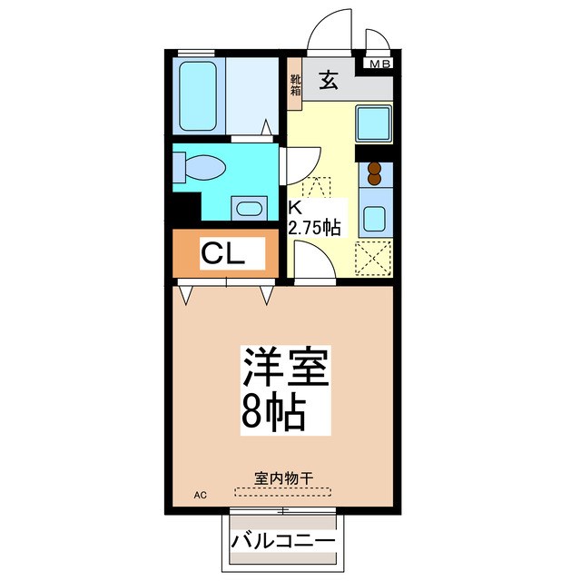 セジュールなつめ 間取り