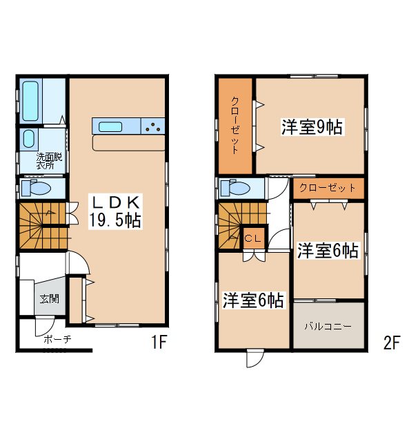 蟻ケ崎6丁目住宅 間取り