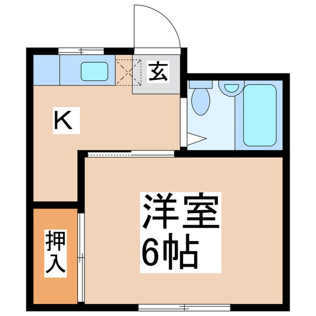 サンライズハイツ常田 間取り