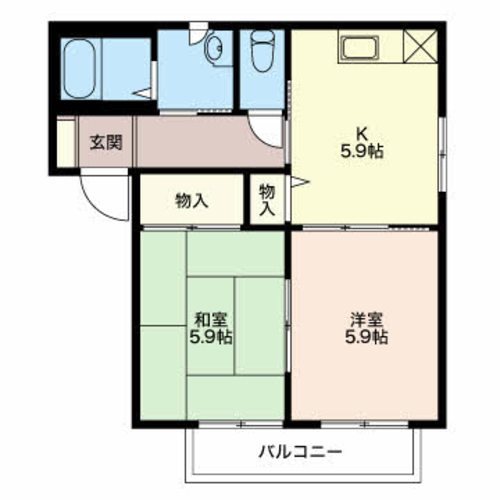 ベルソーナC 間取り