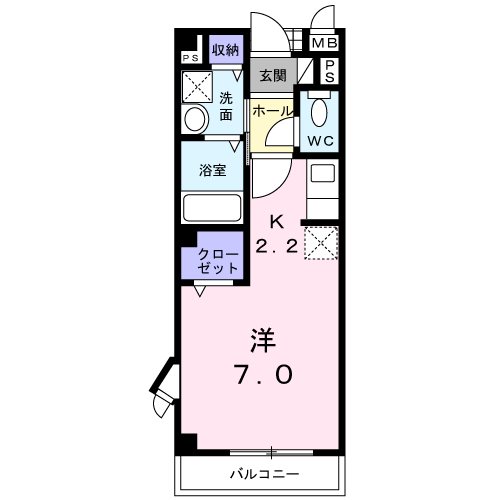 アベニールハイムＢ 間取り