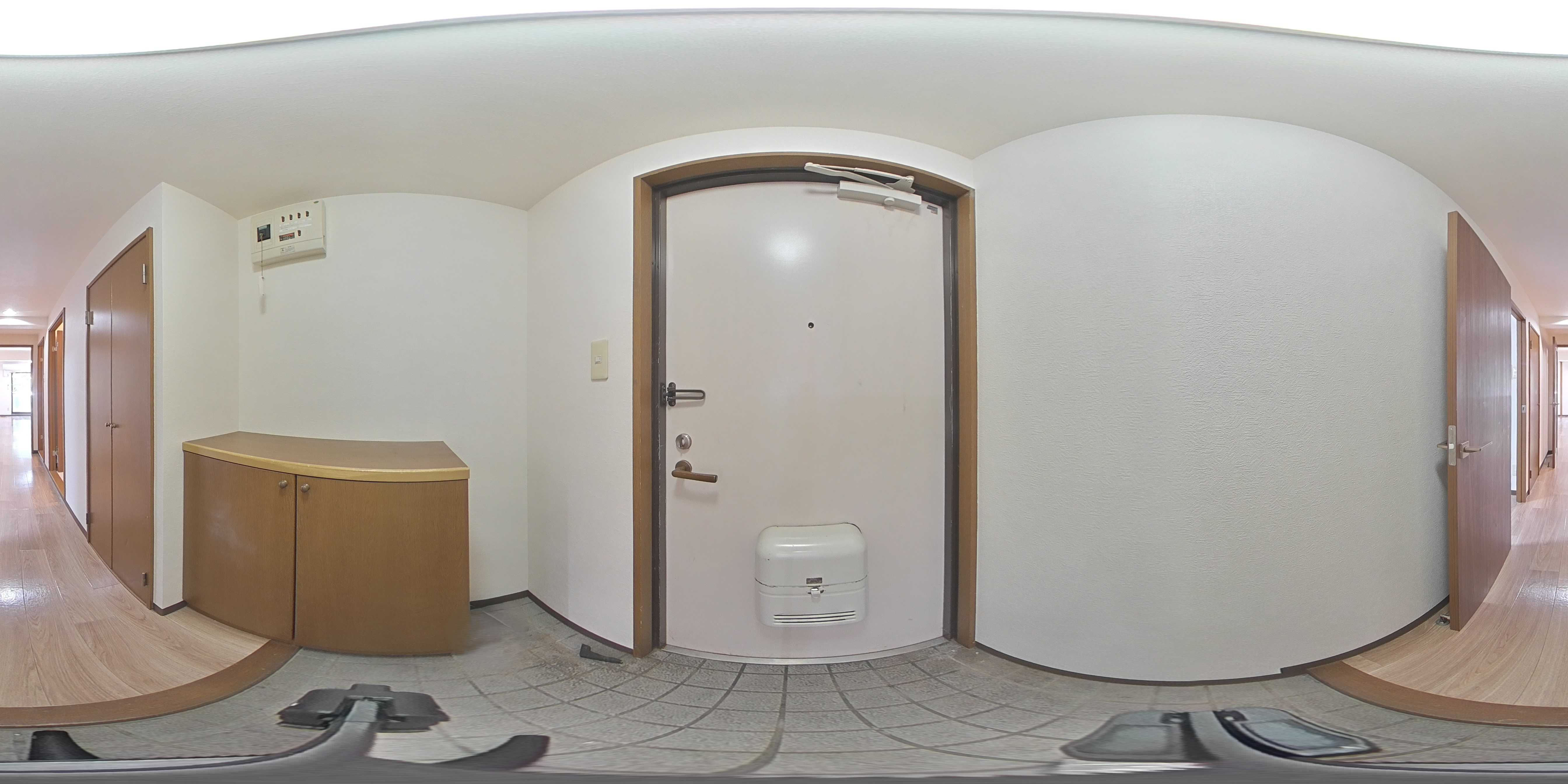 徒士町アパルトメント 玄関