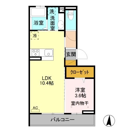 SunPark庄内　A 間取り