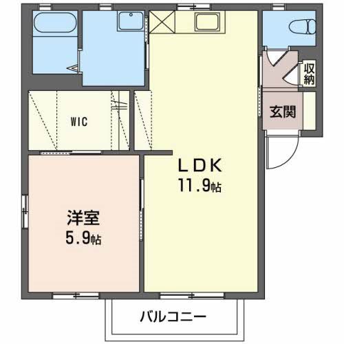 アヴェニールあいＡ 間取り