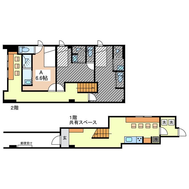 Share house Lana 間取り