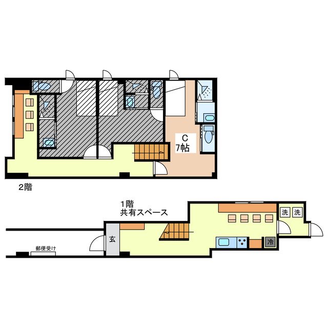 Share house Lana 間取り
