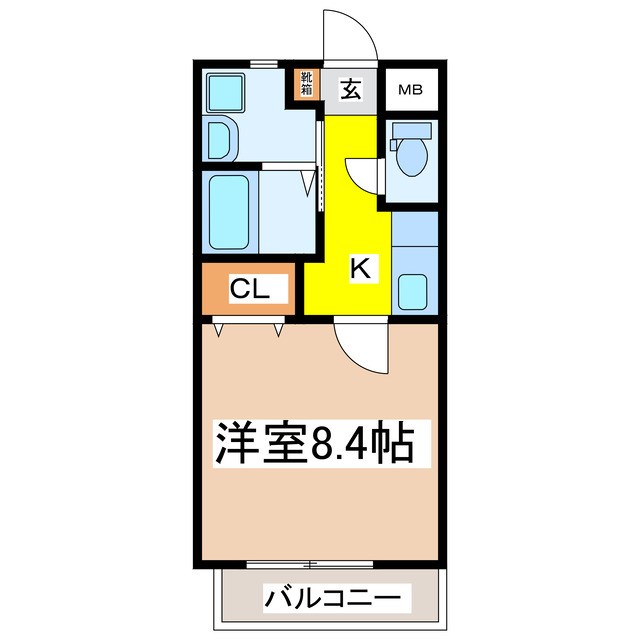 カーサ箱清水2 間取り