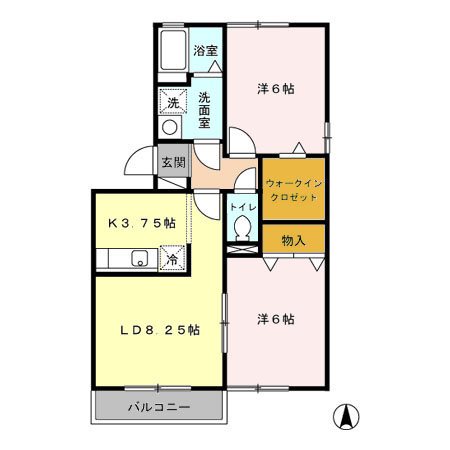 グランコート並柳Ａ棟 間取り