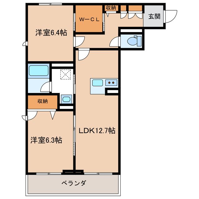 シャーメゾンスリアン 間取り