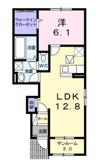 サニーテラス　A 間取り
