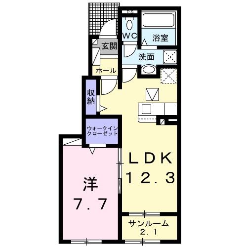 セレーノ上田Ⅰ 間取り